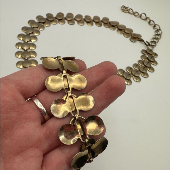 Vintage 70s 80s Gold Tone Chain Belt Lightweight Boho Festival Style 30-36” - Picture 8 of 9